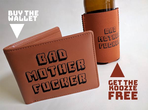 buy the wallet, get the koozie FREE