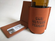 Bad Mother F*cker wallet and koozie